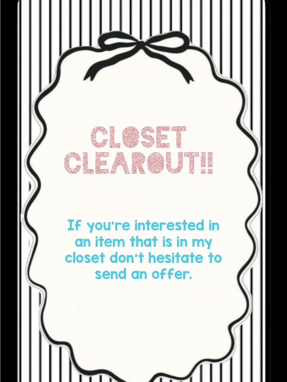 Clearing my Poshmark Closet!